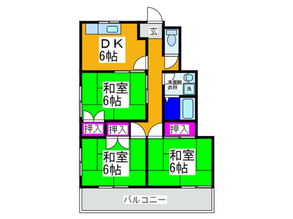 メゾン天の橋の物件間取画像